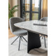 Керамический Раздвижной Стол Vetro Mebel Нардо TML-1270 Клауди Грей/Черный