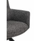 Стілець поворотний Vetro Mebel R-185 Антрацит/чорний