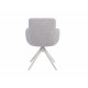 Стул Поворотный Vetro Mebel R-185 Серый / Белый