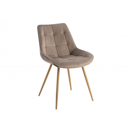 Стул Vetro Mebel N-45 Капучино Велюр / Дуб