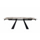 Керамический стол Vetro Mebel Чезаре TML-1100 Патагония / Черный