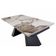 Керамічний стіл Vetro Mebel Чезаре TML-1100 Патагонія / Чорний