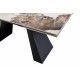 Керамічний стіл Vetro Mebel Чезаре TML-1100 Патагонія / Чорний