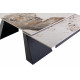 Керамічний стіл Vetro Mebel Чезаре TML-1100 Патагонія / Чорний