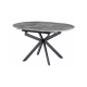 Керамічний стіл Офелія TML-1250 Спайдер Грей / Чорний
