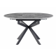 Керамічний стіл Офелія TML-1250 Спайдер Грей / Чорний