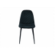 Стілець Vetro Mebel N-170 Чорний Велюр / Чорний
