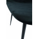 Стілець Vetro Mebel N-170 Чорний Велюр / Чорний