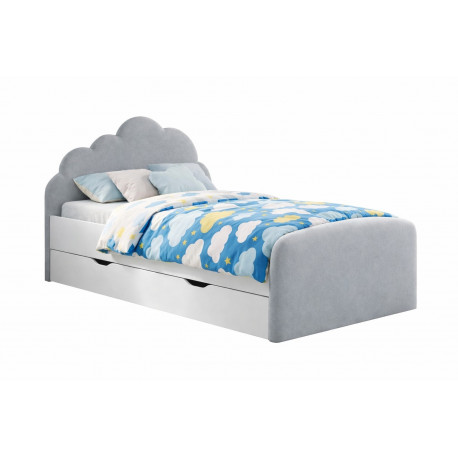 Ліжко із шухлядою Cloud Viorina-Deko Allure Cool Grey