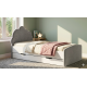 Ліжко із шухлядою Cloud Viorina-Deko Allure Cool Grey