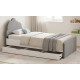 Ліжко із шухлядою Cloud Viorina-Deko Allure Cool Grey