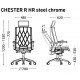 Кресло Честер HR steel сhrome (Chester) Новый Стиль 