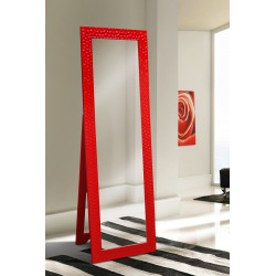 Зеркало прямоугольное напольное Art-com Sahara Красное