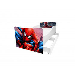 Кровать с ящиком Viorina-Deko Kinder 43 Человек-паук