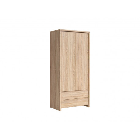 Шкаф для одежды двухдверный BRW Каспиан SZF 2D2S Сонома