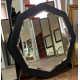 Зеркало восьмиугольное с фацетом на основе ЛДСП Art-com Z2 Черный