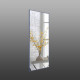 Зеркало ростовое в алюминиевой раме ЛДСП Art-com Alum Синий