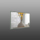 Зеркало в алюминиевой раме ЛДСП Art-com Alum Зеленый