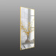 Зеркало ростовое в алюминиевой раме Art-com Alum Желтый