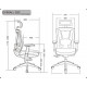 Кресло компьютерное эргономичное  Ergo Chair 2 Grey KreslaLux