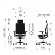 Кресло компьютерное с подголовником Profim Xenon Net (110 SFL P59PU) KreslaLux