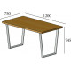 Стол Бинго 120 Металл-Дизайн Лофт