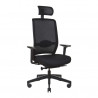 Крісло для високих людей Profim Veris Net (модель 111 SFL BLACK P51PU) KreslaLux