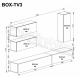 Меблева стінка Кубика Cubika V1.1 MiroMark