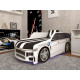 Кровать с подъемным механизмом+матрас Viorina-Deko Premium BMW Р002 Белый с черным