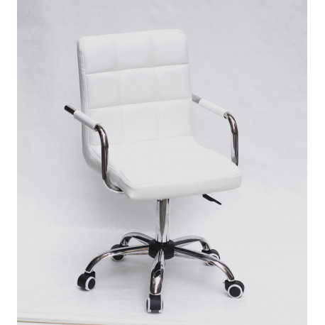 Кресло для персонала Onder Mebli Augusto Arm CH - Office Экокожа Белый