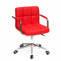 Кресло c подлокотниками Onder Mebli Арно Arm CH-Modern ЭкоКожа Красный 1007