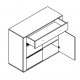 Комод KOM2D1S Селена Гербор