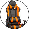 Кресло ExtremeRace PL black/orange Special4You Technostyle